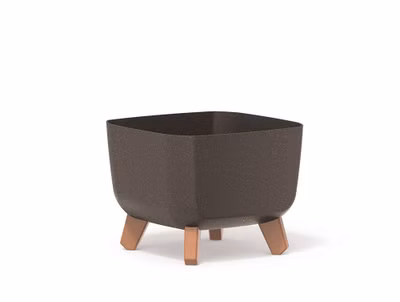 GRACIA SQUARE ECO WOOD 24 cm - farba: káva ECO