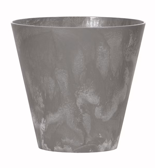 Kvetináč TUBUS BETON EFFECT 30 cm - farba: marengo