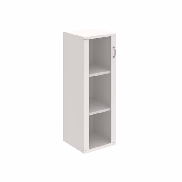 Policová skriňa Strong L, 40x115,2x40 cm, biela/biela