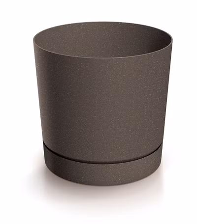 Kvetináč TUBO P ECO WOOD 19,8 cm - farba: káva ECO
