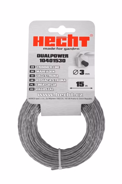 Struna štvorcová 3,0 mm x 15 m - HECHT 10401530