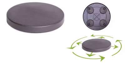 MOBILE PLATFORM ROUND 29,2 cm - farba: antracitová