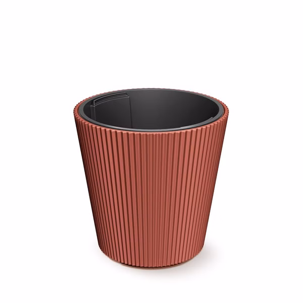 Kvetináč MILLY s vložkou 34,9 cm - farba: medená