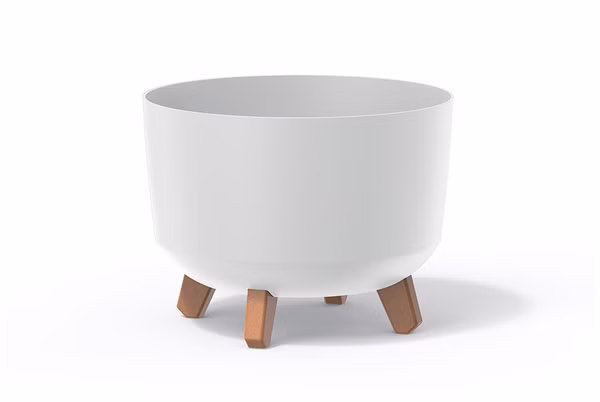 Kvetináč GRACIA STANDARD 39 cm - farba: biela