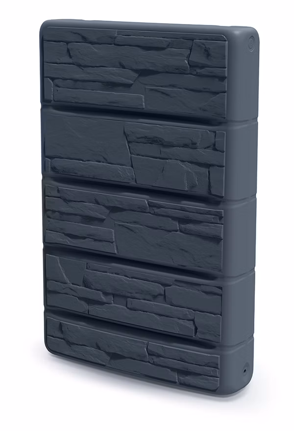 Sud na dažďovú vodu STONE WALL 400L - farba: antracit