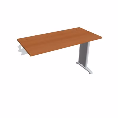 Pracovný stôl Flex, 120x75,5x60 cm, čerešňa/kov