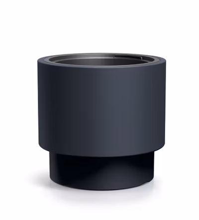 Kvetináč HEOS s vložkou 39,5 cm- farba: antracitová