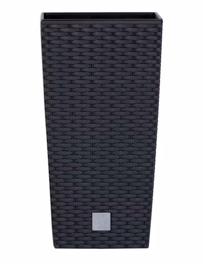 Kvetináč RATO SQUARE s vložkou 22,5 cm - farba: antracitová