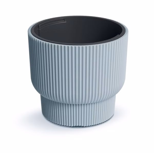 Kvetináč MILLY s vložkou 29,9 cm - farba: svetlosivá