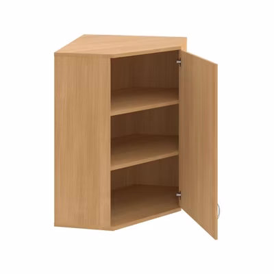 Rohová skriňa Strong, P, horná, 80x115,2x40 cm, dub/dub