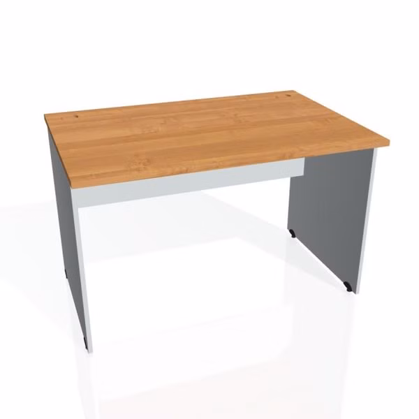 Pracovný stôl Gate, 120x75,5x80 cm, jelša/sivý
