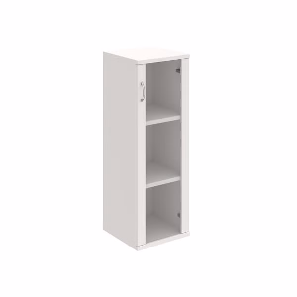 Policová skriňa Strong P, 40x115,2x40 cm, biela/biela