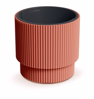 Kvetináč MILLY s vložkou 29,8 cm - farba: medená