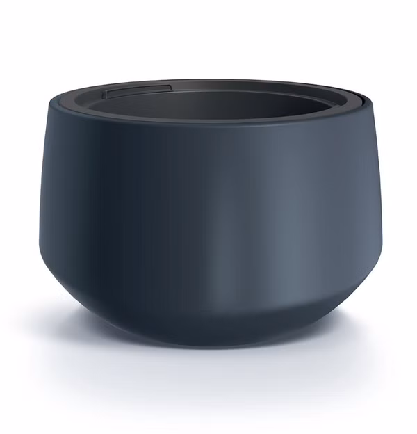 Kvetináč HEOS 39 cm - farba: antracitová