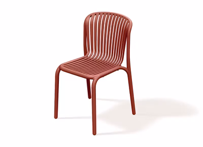 Stolička BRENE 520x530x825 - farba: retro červená