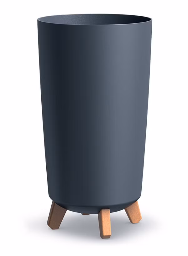 Kvetináč GRACIA TUBUS SLIM 23,9 cm - farba: antracitová