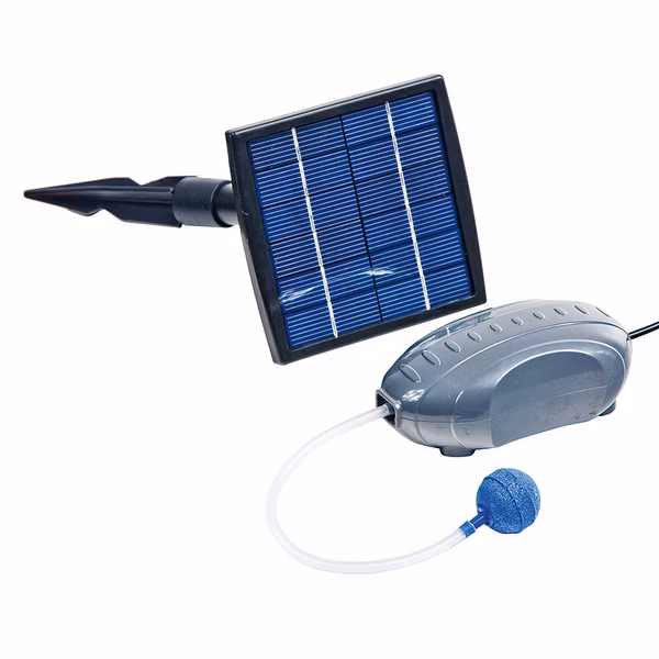 Heissner solárne vonkajšie vzduchovanie 120 l/h, do 4 m³ objemu jazierka ST200-00