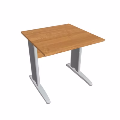 Pracovný stôl Cross, 80x75,5x80 cm, jelša/kov