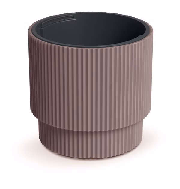 Kvetináč MILLY s vložkou 29,8 cm - farba: marsala