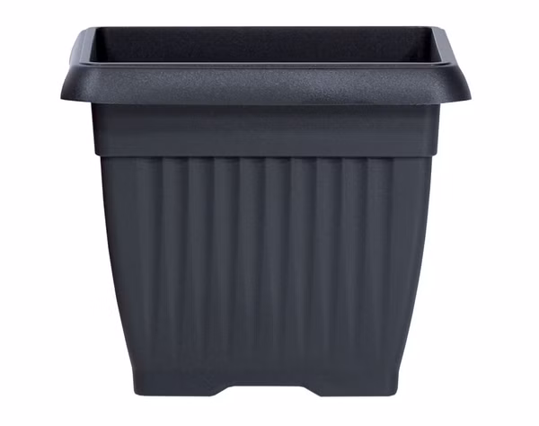 Kvetináč TERRA square 37 cm - farba: antracitová
