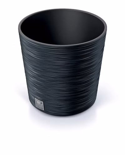 Kvetináč FURU ROUND 25 cm - farba: antracitová