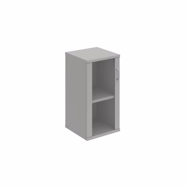 Policová skriňa Strong, zámok, L, 40x76,8x40 cm, sivá/sivá