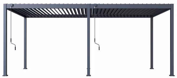 ROJA Bioklimatická pergola ECO 6x3 m, oceľ - voľne stojaca