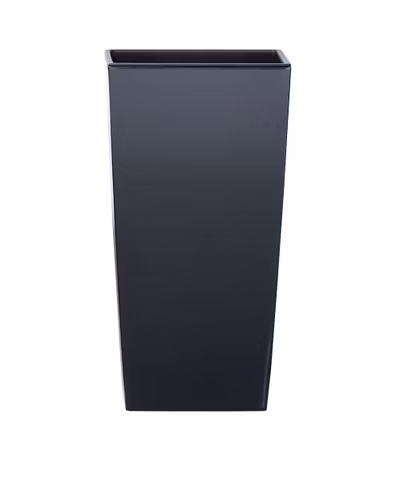Kvetináč URBI SQUARE MATT s vložkou 29,5 cm - farba: antracitová