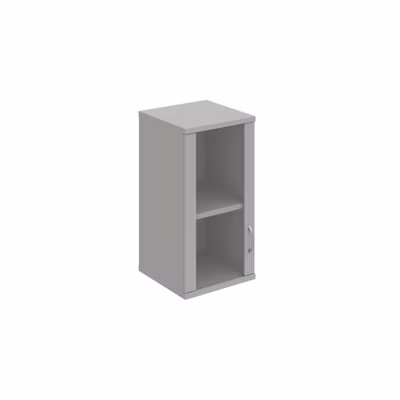 Policová skriňa Strong, L, horná, 40x76,8x40 cm, sivá/sivá