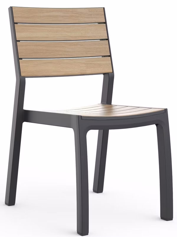 KETER DECO CORALE kreslo - Teak/grafit