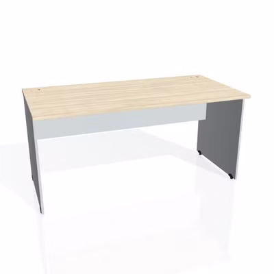 Pracovný stôl Gate, 160x75,5x80 cm, agát/sivý