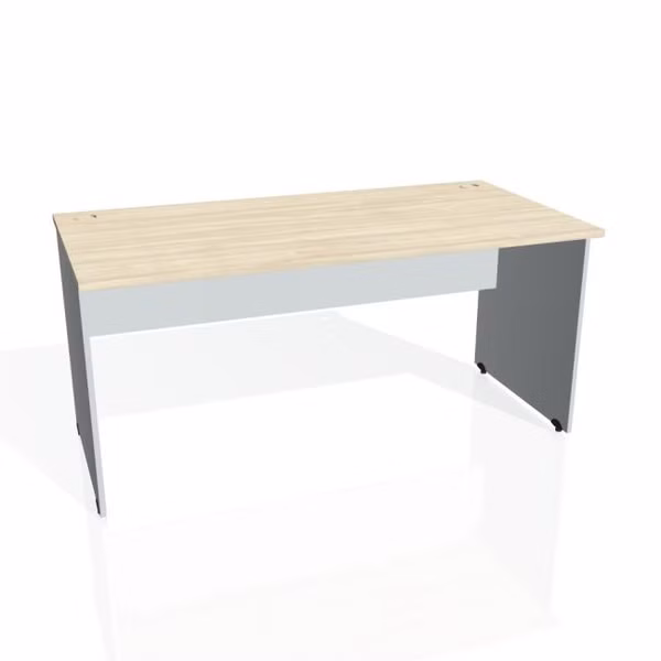 Pracovný stôl Gate, 160x75,5x80 cm, agát/sivý