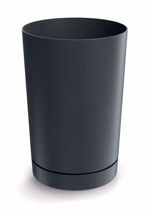 Kvetináč TUBO 30 cm - farba: tmavosivá