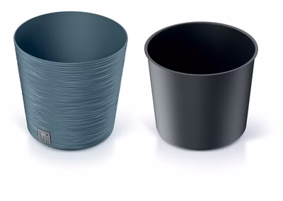 Kvetináč FURU ROUND 25 cm - farba: škandinávska modrá