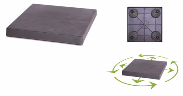 MOBILE PLATFORM SQUARE 29,2 cm - farba: antracitová