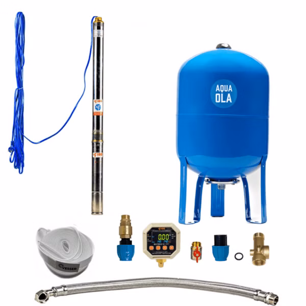 Domáca vodáreň s ponorným čerpadlom 3Ti-37 / 60l - RTS s Digitálnym tlakovým spínačom