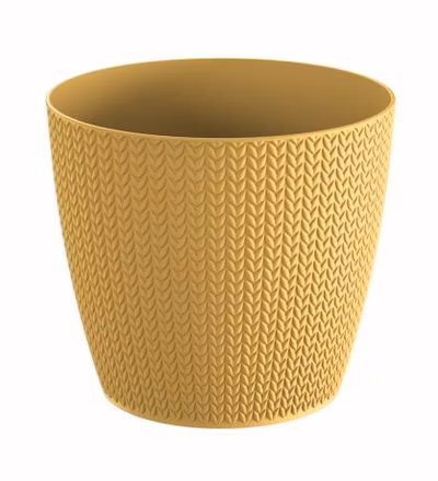 Kvetináč WHEATY 15,7 cm - farba: horčicová