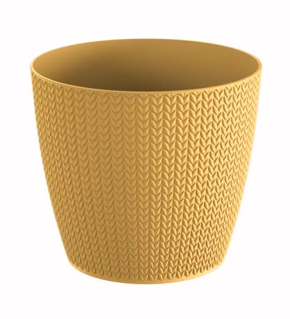 Kvetináč WHEATY 15,7 cm - farba: horčicová