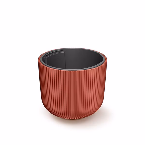 Kvetináč MILLY s vložkou 34,9 cm - farba: medená