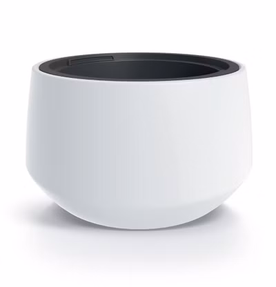 Kvetináč HEOS 39 cm - farba: biela