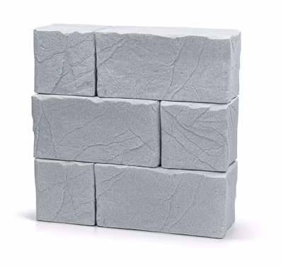 Sud na dažďovú vodu STONE BLOCK 400L - farba: studená sivá
