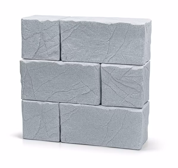 Sud na dažďovú vodu STONE BLOCK 400L - farba: studená sivá