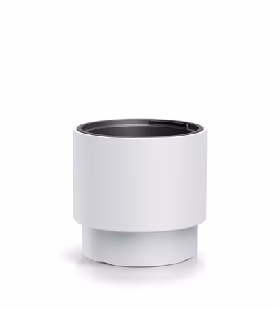 Kvetináč HEOS s vložkou 29,8 cm - farba: biela