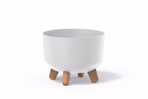 Kvetináč GRACIA STANDARD 20 cm - farba: biela