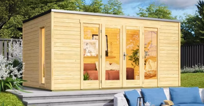 WEKA Luxusný drevený záhradný domček P 285 (4,5x3m)
