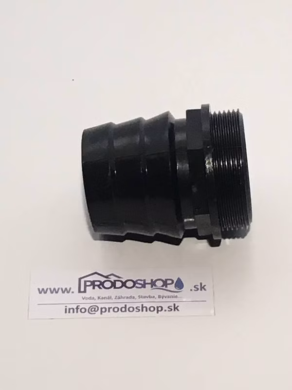 Plastová spojka na hadicu DN 50 s vonkajším závitom