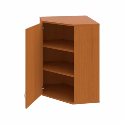 Rohová skriňa Strong, L, horná, 80x115,2x40 cm, čerešňa/čerešňa