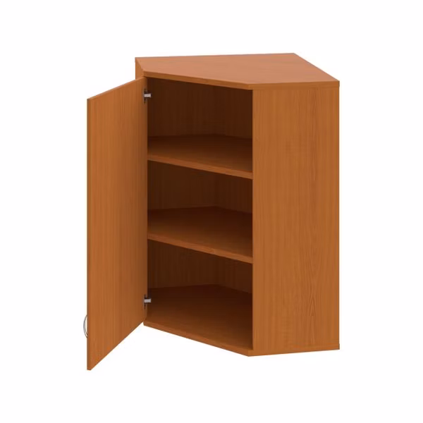 Rohová skriňa Strong, L, horná, 80x115,2x40 cm, čerešňa/čerešňa