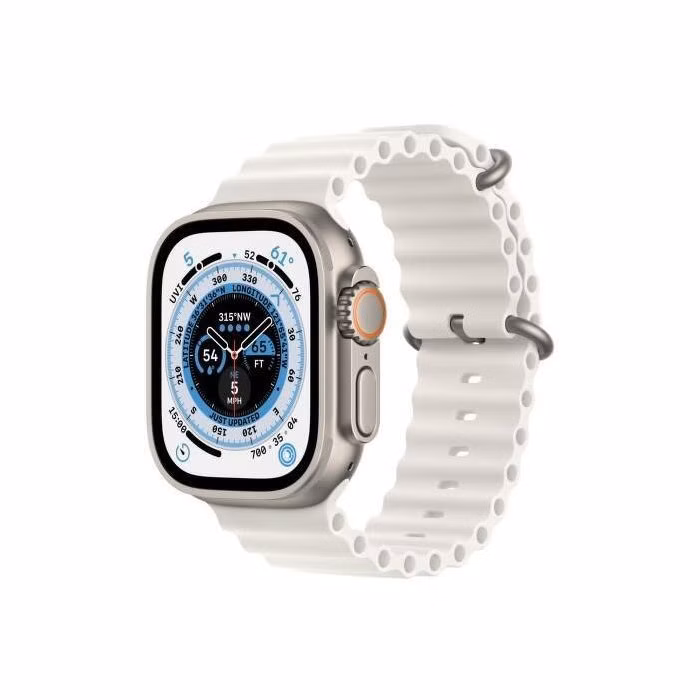 Apple Watch Ultra titán biely oceánsky remienok