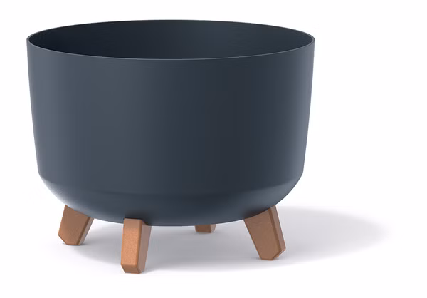 Kvetináč GRACIA STANDARD 23,5 cm - farba: antracitová